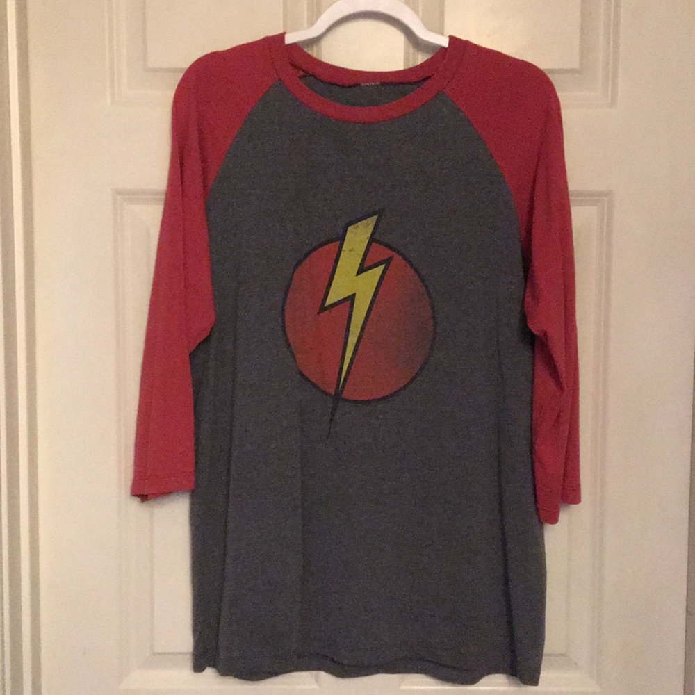 Baseball style the Flash tee